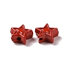 Spray Painted Alloy Beads PALLOY-K001-02J-3