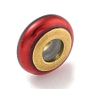 304 Stainless Steel Enamel European Beads STAS-U005-01A-G-1