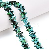 Spray Painted Synthetic Turquoise Beads Strands LS-UNKW-T001-11B-1