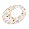Printed Transparent Acrylic Pendants FIND-K017-15A-01-2