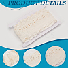 5 Yards Cotton Embroidery Flower Lace Ribbons SRIB-MA0001-04-5
