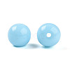 Opaque Solid Color Glass Beads GLAA-N007-8mm-A15-2
