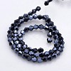 Faceted Bicone Electroplate Glass Beads Strands EGLA-P016-F05-2