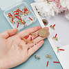 24Pcs Alloy Stud Earring Findings EJEW-HY0001-06-3