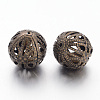 Iron Filigree Beads E589Y-NFAB-2