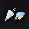 Cone/Spike/Pendulum Opalite Stone Pendants G-R278-85-2