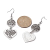 Tree of Life Alloy Dangle Earrings EJEW-JE05527-2