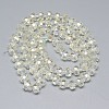 Electroplate Glass Beads Strands EGLA-Q083-8mm-D11-2