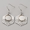 304 Stainless Steel Geometric Dangle Earring Settings FIND-WH0032-74P-04-1