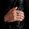 Brass Rhinestone Cuff Open Rings WGCBA4A-01-4