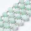 Natural White Jade Beads Strands G-T132-048A-1