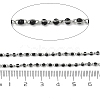 304 Stainless Steel Enamel Twisted Chains STAS-R100-40P-08-2