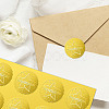 34 Sheets Self Adhesive Gold Foil Embossed Stickers DIY-WH0509-026-6
