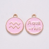 Alloy Enamel Pendants ENAM-S124-01B-09J-1