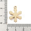 UV Plating Alloy Rhinestone Pendants PALLOY-D026-17G-3