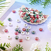 150Pcs Opaque Resin European Beads RESI-TA0004-61D-5