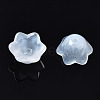 Transparent Spray Painted Glass Beads GLAA-Q089-002A-003-4