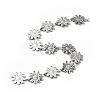 304 Stainless Steel Flower Link Chains CHS-C004-04D-P-4