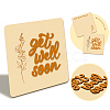 Wooden Commemorative Cards WOOD-WH0040-006-1