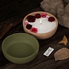 Round Concrete Candle Jar Mould PW-WG61924-01-3