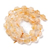 Heated Natural Citrine Beads Strands G-C171-D02-01-3
