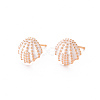 Brass Earring Findings KK-T062-221A-NF-1