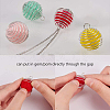 Iron Wire Pendants KK-SC0001-01-5