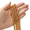 Eco-Friendly Dyed Glass Pearl Beads Strands HY-A008-6mm-RB094-4