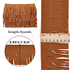 5 Yards Faux Suede Tassel Trimming DIY-GF0008-64-2