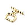 Brass Toggle Clasps KK-G416-67G-1