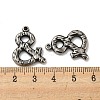 304 Stainless Steel Pendants STAS-L022-033AS-3
