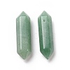 Natural Green Aventurine Double Terminal Pointed Pendants G-C007-02B-04-2