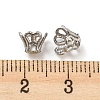 Non-Tarnish 316 Surgical Stainless Steel Bead Caps STAS-Q310-09B-P-3