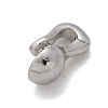 925 Sterling Silver Snap on Bails STER-D300-17P-01-2