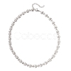 Brass Butterfly Link Chain Necklaces for Women NJEW-JN05957-3