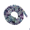 Natural Colorful Fluorite Beads Strands G-P553-E01-03-3