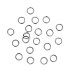 Tarnish Resistant Jewelry Findings Original Color Stainless Steel Split Rings X-STAS-E010-6x1mm-2-3