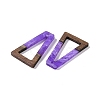 Resin & Wood Pendants WOOD-F015-10H-2