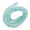 Natural Blue Fluorite Beads Strands G-E112-6mm-2-4