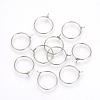 Tarnish Resistant 304 Stainless Steel Hoop Earrings STAS-R071-42-1