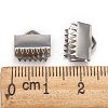 Tarnish Resistant 304 Stainless Steel Ribbon Clamp Ends STAS-J011-08-3
