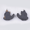 Handmade Porcelain Kitten Pendants PORC-T002-64-2