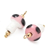 Handmade Porcelain Pendants STAS-Q119-28G-02-2