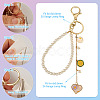 DIY Alloy & Iron Lipstick Keychains Making Kits DIY-TA0014-04-5