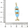 Brass Micro Pave Cubic Zirconia Pendants KK-H255-01C-G04-3