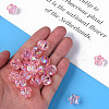 1-Hole Transparent Acrylic Buttons MACR-S373-129-C05-2