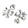 Tarnish Resistant 304 Stainless Steel Dangle Stud Earrings EJEW-Z038-09P-2