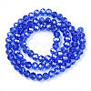 Electroplate Glass Beads Strands EGLA-A034-T6mm-A32-3