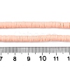 Flat Round Handmade Polymer Clay Beads CLAY-R067-6.0mm-13-5