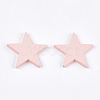 Painted Natural Wood Beads WOOD-T021-13H-2